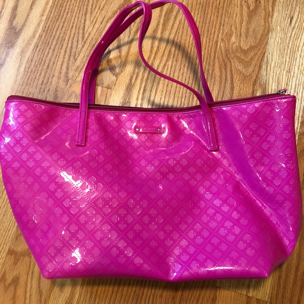 Kate Spade ♠️ Pink Patent Leather Tote